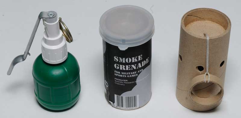 wasp training and smoke grenades